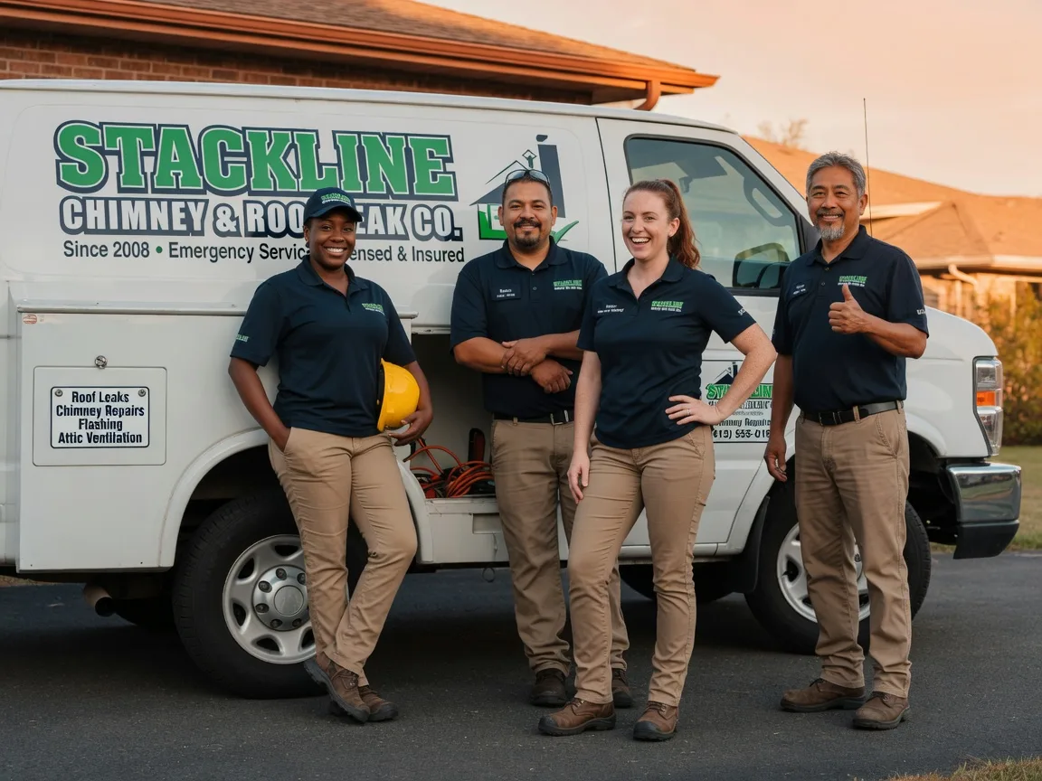 Chimney flashing repair company in Monmouth, IA